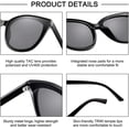 thumbnail image 3 of Gafas de sol de ojo de gato de gran tamaño, polarizadas, protección UV400 para mujeres, gafas de sol estilo ojo de gato vintage extra grandes, montura TR90, 3 of 8