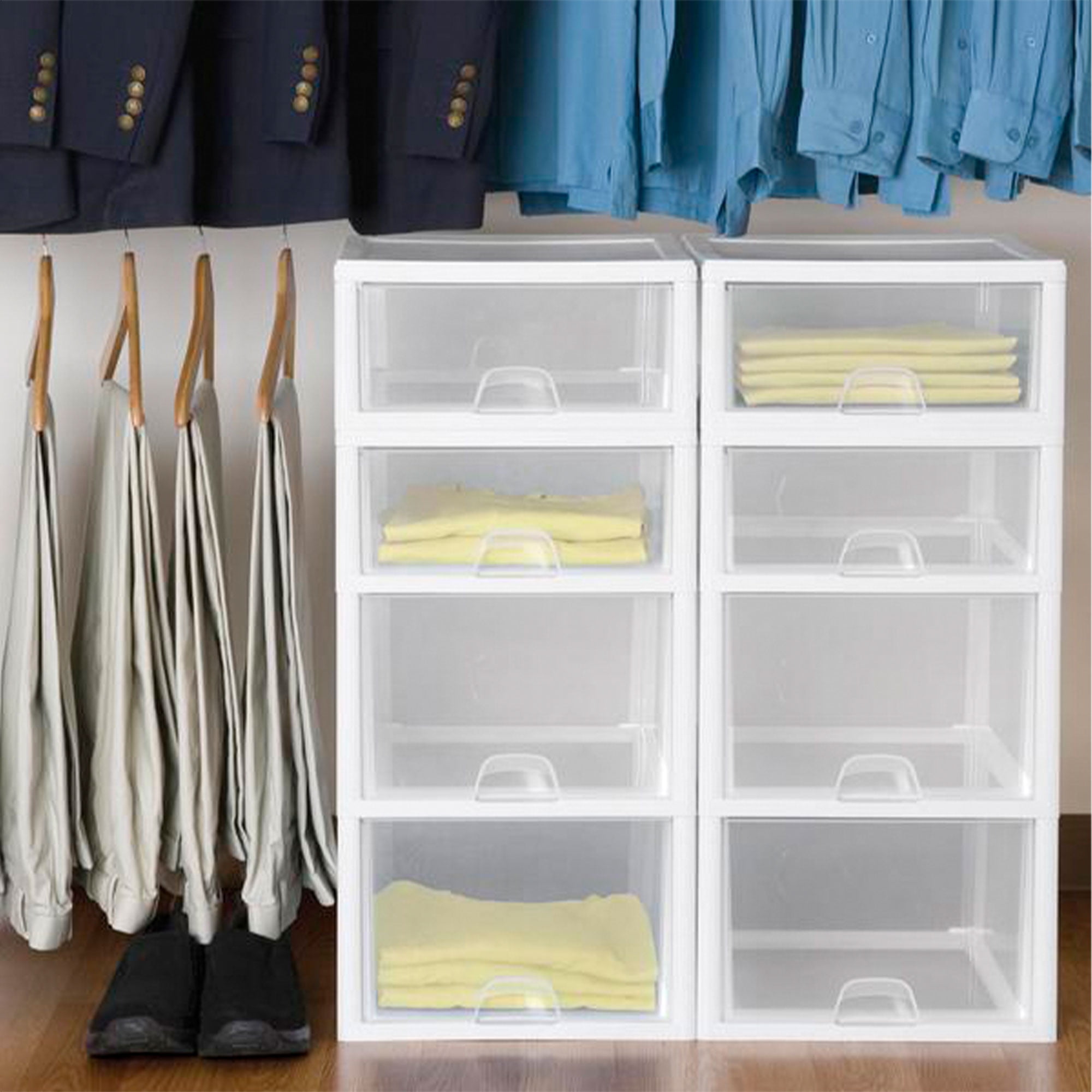 33x2TLx11 Cream Storage Solution Drawer for Large Containers