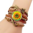 thumbnail image 4 of Girasol tiempo gema pulsera mujer joyería europea y americana mariposa Labymos  Pulsera, 4 of 6