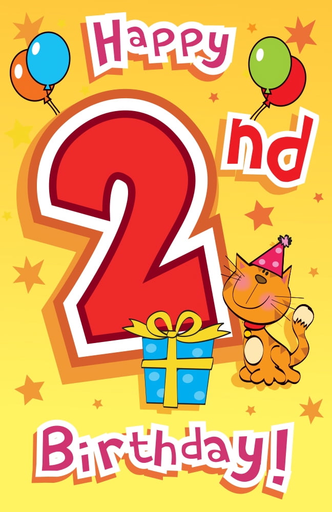 Singing Card Happy 2nd Birthday Walmart Com Walmart Com Singing Card Happy 2nd Birthday Walmart Com Walmart Com