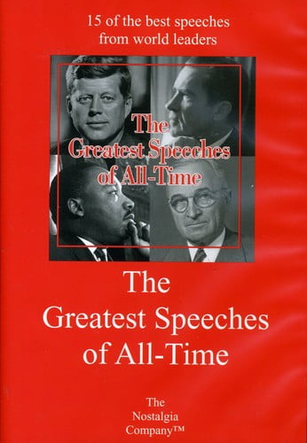 The Greatest Speeches Of All-Time (DVD) - Walmart.com