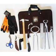 Horse Farrier Tool Kit Grooming Hoof Bot Shoe Puller Nipper Rasp 984109