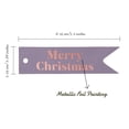 thumbnail image 5 of Inkdotpot Rose Gold Foil Paper Hang Tags Merry Christmas Favor Tags 100 Pieces, 5 of 6