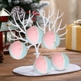 thumbnail image 4 of 3Pcs 80mm/3.15'' Christmas Tree Ball Ornament Set Shatterproof Foam Coloful Sprinkles Balls Ornaments Xmas Tree Hanging Baubles for Home Decor, 4 of 7