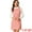 Pink, variant on DARING DIVA Plaid Peter Pan Collar Long Sleeve Check Shift Dress S Green