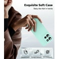 thumbnail image 2 of LeYi for Motorola Moto G 5G 2025 Case:【𝐍𝐨𝐭 𝐅𝐢𝐭 𝐆 𝐏𝐨𝐰𝐞𝐫】 Moto G 2025 Case with Screen Protector 2Pcs, Full-Body Soft Liquid Silicone Slim Phone Case for Moto 5G 2025, Light Cyan, 2 of 7