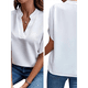 thumbnail image 2 of Blusa de para Mujer, Cuello en V, Estilo Túnica Elegante. L, 2 of 5