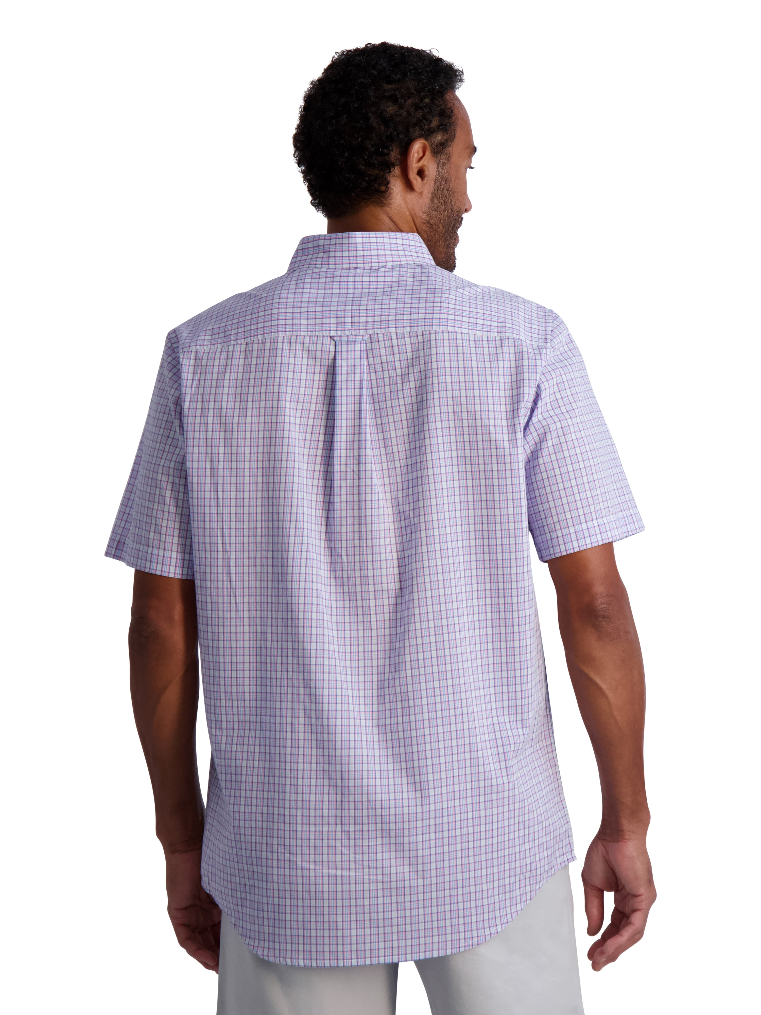 Chaps Men's Shirt - Classic Fit Short Sleeve Button Down Collared Shirt (S-2XL)