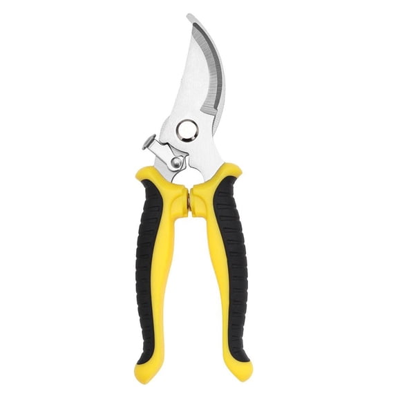 Stainless Steel Pruning Shears for Gardening 7 5 Inch Heavy Duty Tree Branch Trimmer with Ergonomic Handle Sharp Garden Scissors for Fruit Picking