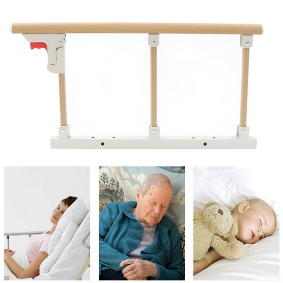 Bed Rails, Folding Bedside Assist Rail, Safety Bed Guard Rail for Embedded Mattresses, Wooden Beds, Modern Sofa Beds