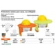 thumbnail image 1 of Protector solar plegable para casco, naranja con reflejante Truper Protector solar plegable para casco, naranja con reflejante, 1 of 1