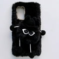 thumbnail image 2 of Galaxy A13 5G Case, Dteck Girly Faux Fur Case Fluffy Furry Shockproof Protective Phone Cover for Samsung Galaxy A13 5G,Black, 2 of 6