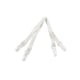 thumbnail image 1 of Sujeciones de tirantes de sujetador elástico antideslizante para mujeres Inspire Chic en blanco, 1 of 1