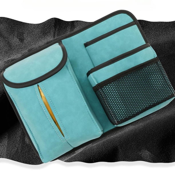 Organizador de asiento trasero de automóviles Accesorios de viaje Mantenga la bolsa de almacenamiento colgante del automóvil Azul