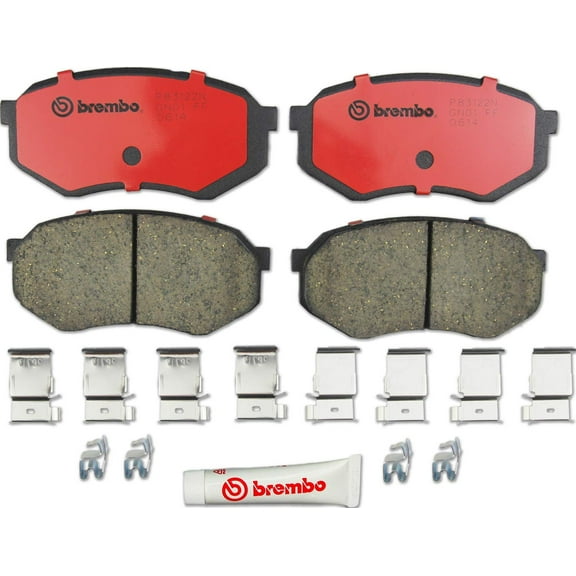 Brembo P83122N NAO BRAKE PADS Fits select: 2003-2004 TOYOTA TACOMA XTRACAB, 2001-2002 TOYOTA TACOMA