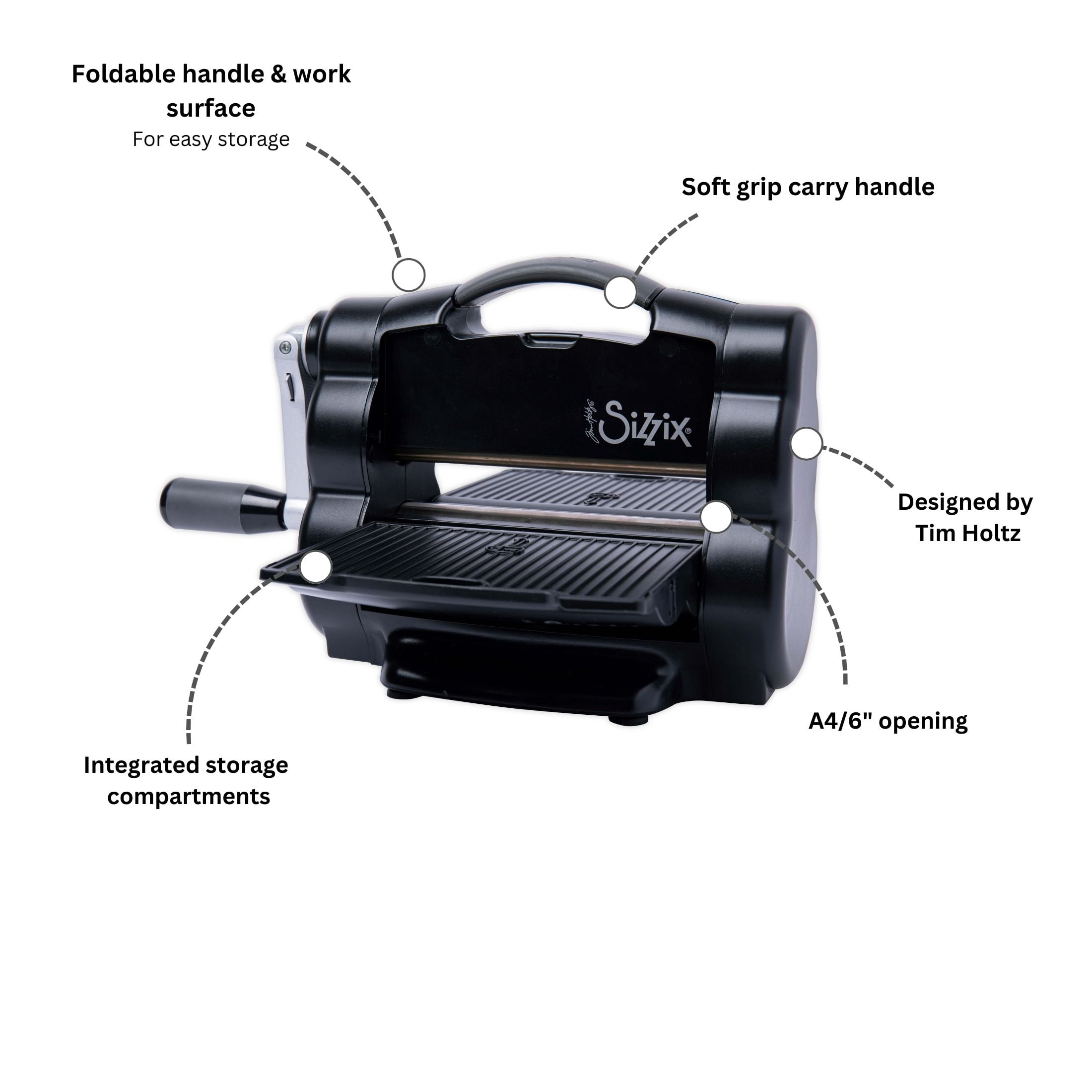 Sizzix Big Shot Foldaway Die Cutting & Embossing Machine, Portable