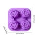 thumbnail image 4 of Yhmxh Molde para cubitos de hielo con forma de rosa, molde de silicona de 5 cm para hacer bolas de hielo, bandeja de hielo con forma de flor 3D con tapas, máquina para hacer bolas de hielo de fácil, 4 of 6