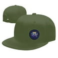 thumbnail image 4 of DouZhe Flat Brim Cap Snapback Hat, Neon Game Controller Games Zone Prints Adjustable Green Adult Baseball Cap, 4 of 6
