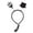 B, variant on Halloween Dog Headband, Adjustable Pet Costume Head ,Bopper Eyeball Ghost Pumpkin Bat Cat Devil Horn Party Headwear, for Small Medium Dogs Puppy Halloween Cosplay Photo Prop Decor,D