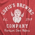thumbnail image 2 of Mens Cupids Brewing Company T Shirt Funny Valentines Day Love Potions Tee for Guys Graphic Tees, 2 of 7
