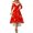 Red, variant on Daznico Christmas Decorations,Elegant Women's Casual Dress for Holiday Party and Festive Dinner with Flowy Comfortable Style Suitable for Evening Gala Celebration and Events