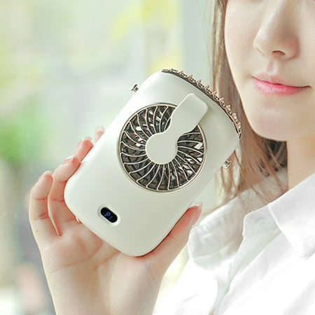 

Star Home Mini Fan with Lanyard Rechargeable ABS Fashion Car Portable Fan for Gift
