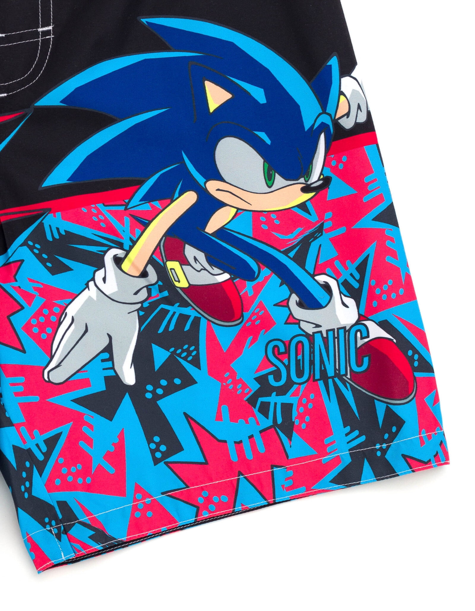 SEGA Sonic The Hedgehog Shadow UPF 50+ Swim Trunks Little Kid to Big Kid