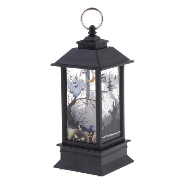Lámpara de Halloween Jinwen Lámpara de noche Lámpara a batería Lámpara de jardín Decorativa H-