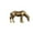 C, variant on Copper Alloy Horse Statue Miniature Sculpture, Golden Animal Micro Carved Decor for Home and Office, Feng Shui Ornament