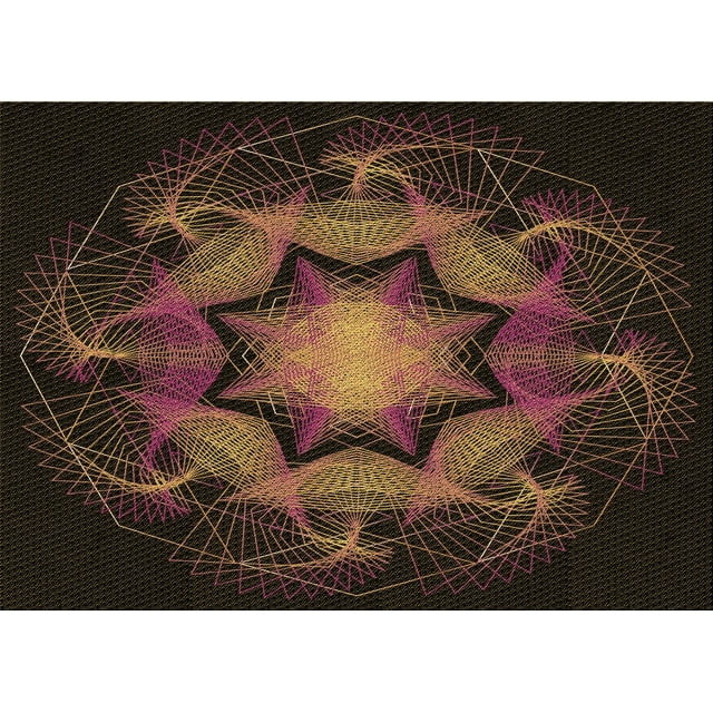 Ahgly Company Tapis d'Intérieur Lavables en Machine Rectangle Transitionnel Sienne Brun, 2' x 4'