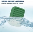 thumbnail image 3 of Superior Leak-Proof Silicone Travel Soap Case with Drainage Lid/Layer, Compact Bar Soap Container, Durable Soap Holder for Camping, Gym, and Travel Size Toiletries (Mint Green), 3 of 6