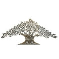 thumbnail image 6 of DecMode Dark Brown Metal Indoor Outdoor Tree Wall Decor with Leaves, 6 of 7