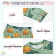thumbnail image 2 of Boys Pajamas Girls Pajama Cute Crocodile Holding A Pumpkin Lantern Cute Comfortable Cotton Two-piece Pajama Set, 2 of 7