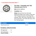 thumbnail image 2 of Flex Plate - Compatible with 1985 Chevy Astro 4.3L V6, 2 of 2