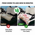 thumbnail image 4 of Golf Cart Seat Covers for 2 Seater,Pink Mushroom Microfiber Cart Seat Towel Blanket,Spring Botanical Elegant Summer Floral Absorbent Breathable Non Slip Bench Seats Protector for Golf Course 51"x31", 4 of 9
