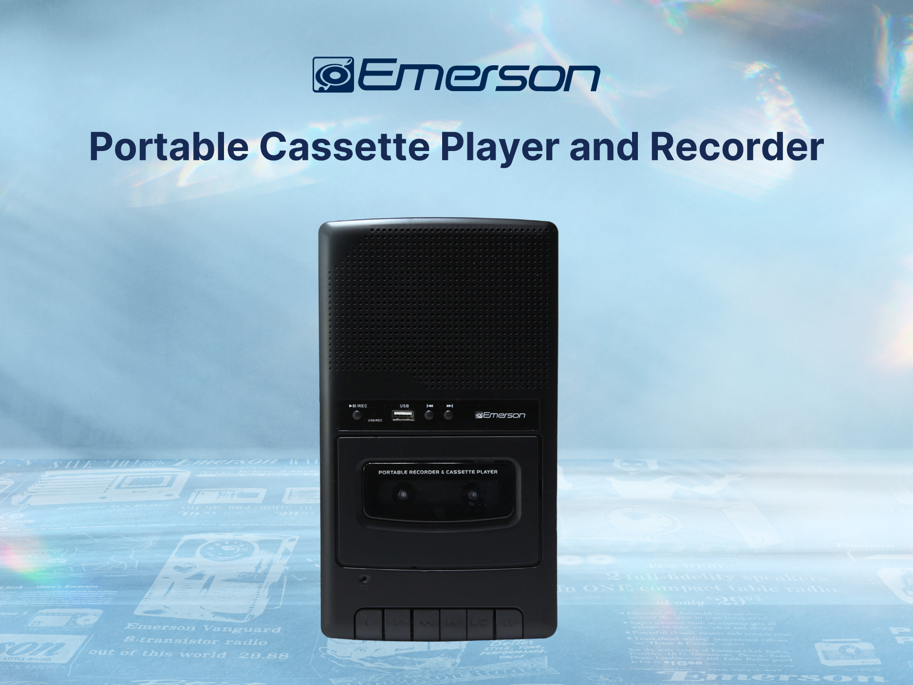 Emerson EPC-3000 Portable Cassette Player and Recorder photo 1