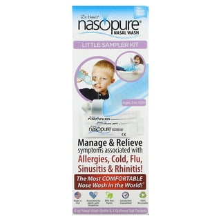 Dr Hanas Nasopure TheNicer Neti Pot Paquetes de sal tamponada Alivio de  alergias y congestiones lavado nasal NASO002 1 – Yaxa Colombia