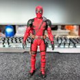 thumbnail image 5 of Figura de acción original Bandai Shf Marvel Deadpool de 6 pulgadas, modelo de juguete sin caja, colección de juguetes de escritorio con accesorios, 5 of 5