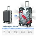 thumbnail image 6 of Daiia Flamingo On The Jungle Luggage Cover, Thickened Washable Travel Luggage Covers, Elastic Unique Baggage Covers for 18-20 inch Luggage-X-Large, 6 of 9