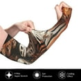Balery Whimsical Halloween Skeletons Cooling Arm Sleeves for Men