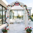 thumbnail image 3 of Patriotic Red White and Blue Vine for Independence Day - 4th of July Garland Patriotic Garland for Mantle Table Centerpiece, 250th Anniversary Memorial Hanging Decor, 3 of 5