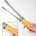 thumbnail image 3 of 2 Pcs Stainless Steel, 10" 304 Food Clip Home Kitchen Multifunctional Camping Barbecue Clip Steak Bread Clip Food Clip with Ergonomic Grip, 3 of 9