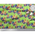 thumbnail image 3 of Soimoi Cotton Cambric Fabric Text & Hen Bird Print Fabric by the Yard 56 Inch Wide, 3 of 3