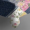 thumbnail image 5 of Pioneer Flower Floral Print Pattern Rectangle Tablecloth 60"x102",Waterproof Polyester Rectangle Table Cloth, Wipeable Spillproof Polyester Tablecloth for Dining, Camping, Indoor and Outdoor, 5 of 6