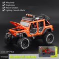 thumbnail image 1 of 1:24 Alloy Big Wheel Off-road Vehicle Model Back Shock With Sound And Light Door Openable Children's Toy Car, 1 of 4