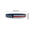 thumbnail image 3 of 250Th Anniversary Usa 4Th Of July American Flag Red, White Blue Independence Day Rubber Bracelet, Celebration Day Carnival Decoration, 3 of 3