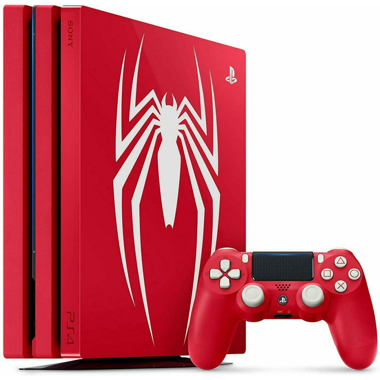 Restored Sony 1TB PlayStation 4 Pro Marvel's Spider-Man Console Limited  Edition - Red 3003194 (Refurbished)