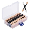 thumbnail image 1 of Aplicadores de esponja para sombra de ojos Cuttte, 120 piezas con contenedor, 1 of 6