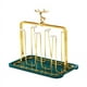 thumbnail image 1 of Juego de Portavasos de Hierro con Diseño de Nórdico, Soporte para Vasos, Escurridor, Bandeja de Vidrio Al Revés, 1 of 5