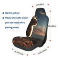 thumbnail image 2 of Lsque Pyramid Desert Cat Pattern Car Seat Covers for Front Seats , Waterproof Seat Covers for Cars, Sporty Front Seat Covers,Car Seat Cover Protector Front Seats, 2 of 5